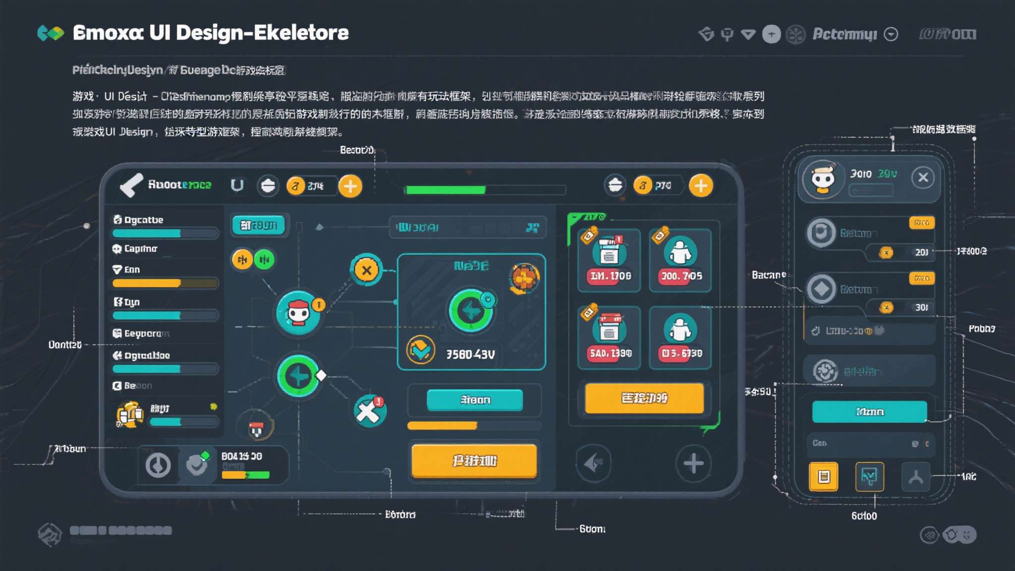 相似ui引热议! 任天堂新专利或藏《异度神剑》续作线索分析 游戏UI设计并非孤立存在,它往往服务于特定的游戏机制与玩法框架。此次专利中的几项